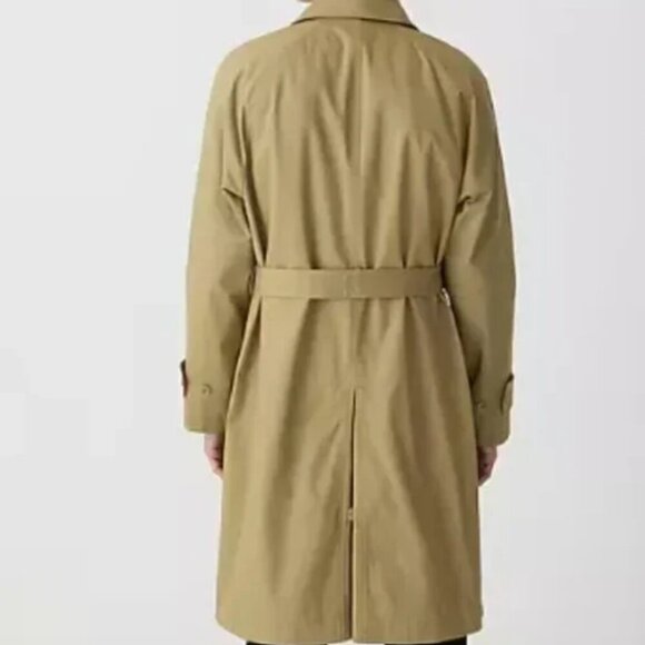 J Crew Ludlow Trench Coat Mens 42 Long Khaki Water-Resistant Lined Coat BS470 - Picture 15 of 16